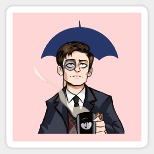 umbrella academy characters cartoon Magnet